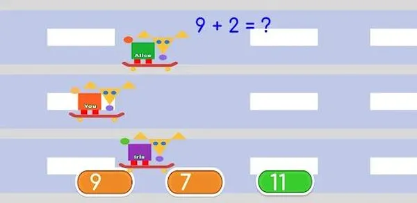 game toán học - Math Racer